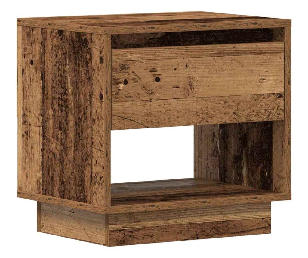 2 kom. Noćni ormarić staro drvo 45 x 34 x 44 cm kompozitno drvo - 6