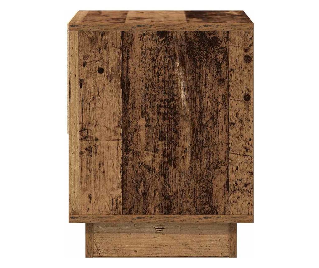 2 kom. Noćni ormarić staro drvo 45 x 34 x 44 cm kompozitno drvo - 8
