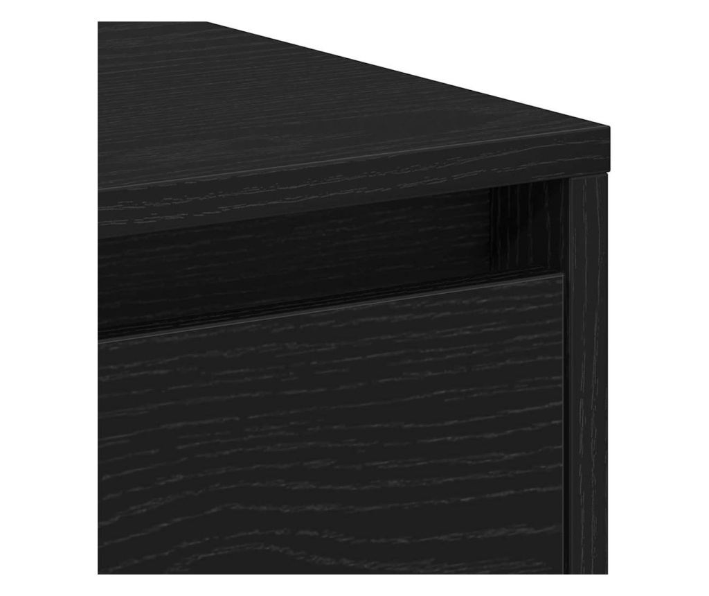 Crni ormarić s ladicom (45 x 34 x 44 cm) - Kompozitno drvo - 9