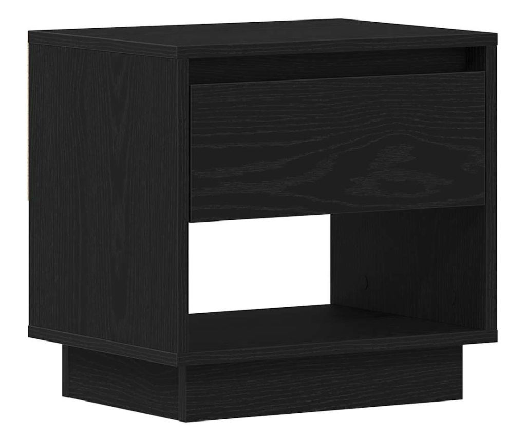 Noćni ormarić 2 kom Crni hrast 45 x 34 x 44 cm Kompozitno drvo - 6