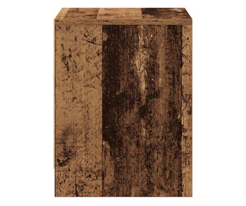 Noćni ormarić s ladicom 2 kom staro drvo 45 x 34 x 44,5 cm - 8