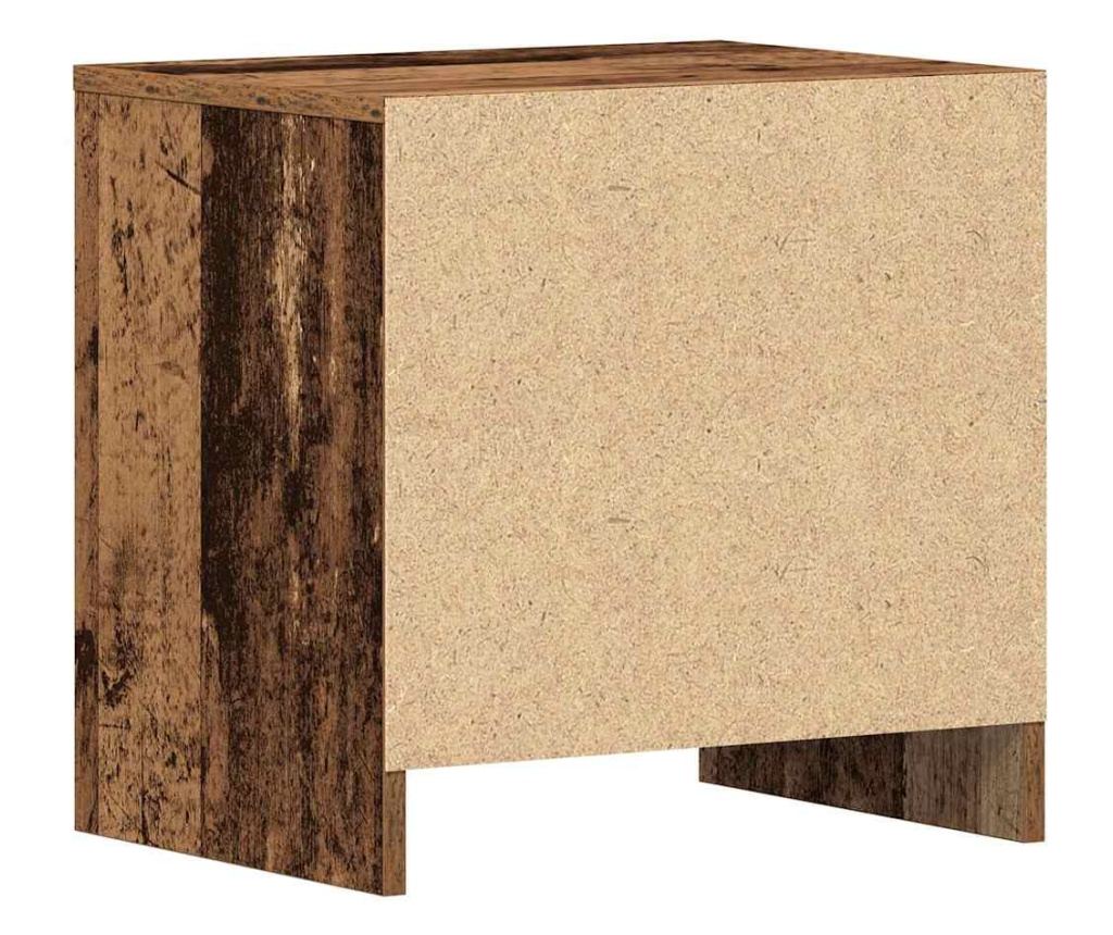 Noćni ormarić s ladicom 2 kom staro drvo 45 x 34 x 44,5 cm - 9