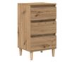 Artisan Oak Noćni Ormarić 40 X 35 X 70 Cm Kompozitno Drvo thumbnail 1