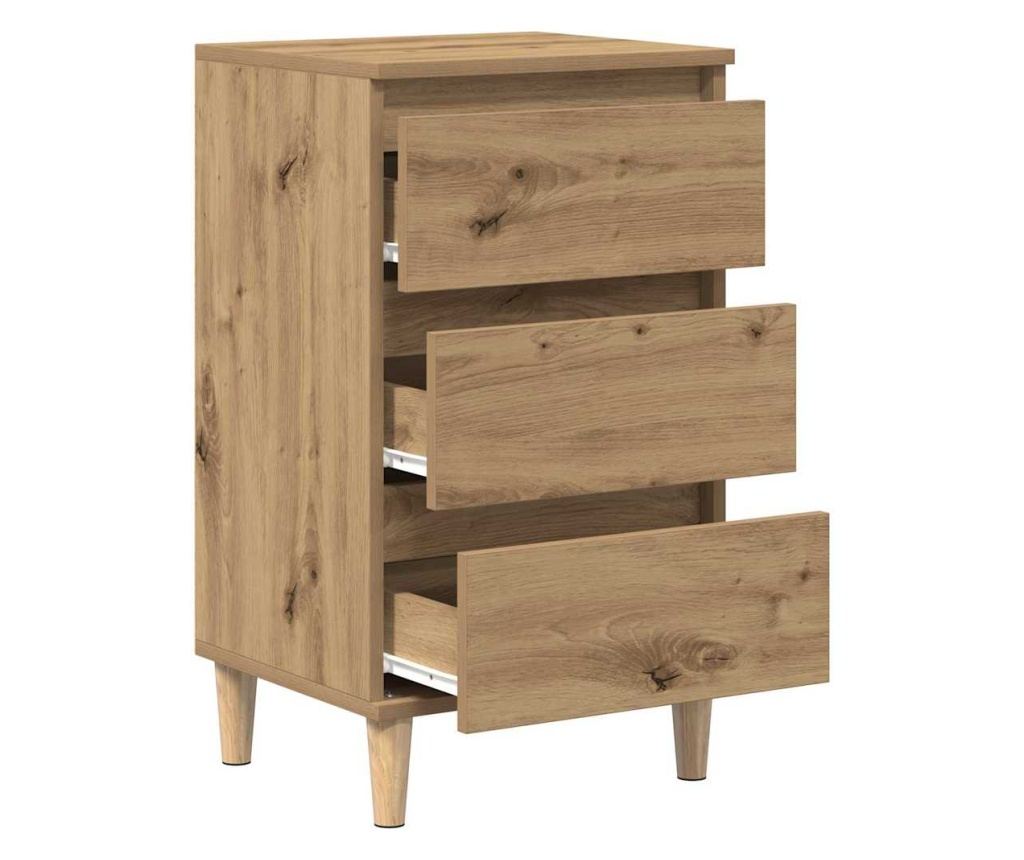 Artisan Oak Noćni Ormarić 40 X 35 X 70 Cm Kompozitno Drvo - 5