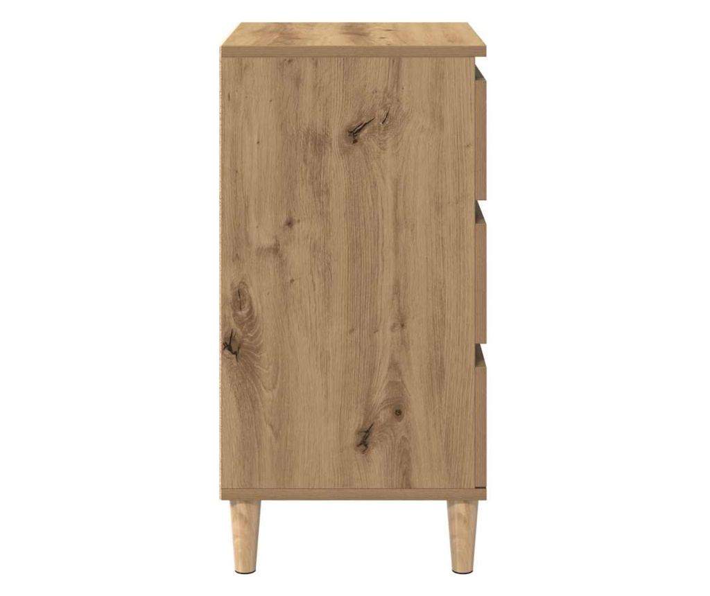 Artisan Oak Noćni Ormarić 40 X 35 X 70 Cm Kompozitno Drvo - 7