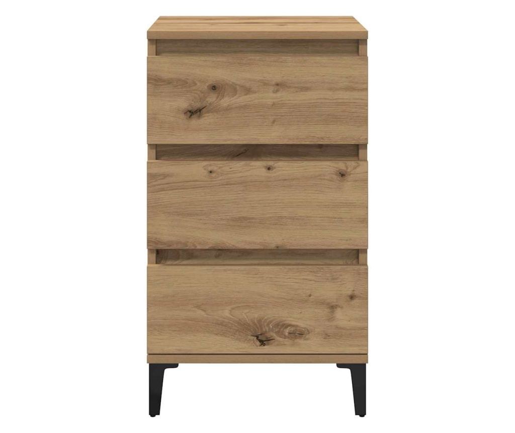 Artisan Oak Noćni Ormarić 40 X 35 X 70 Cm Kompozitno Drvo - 6