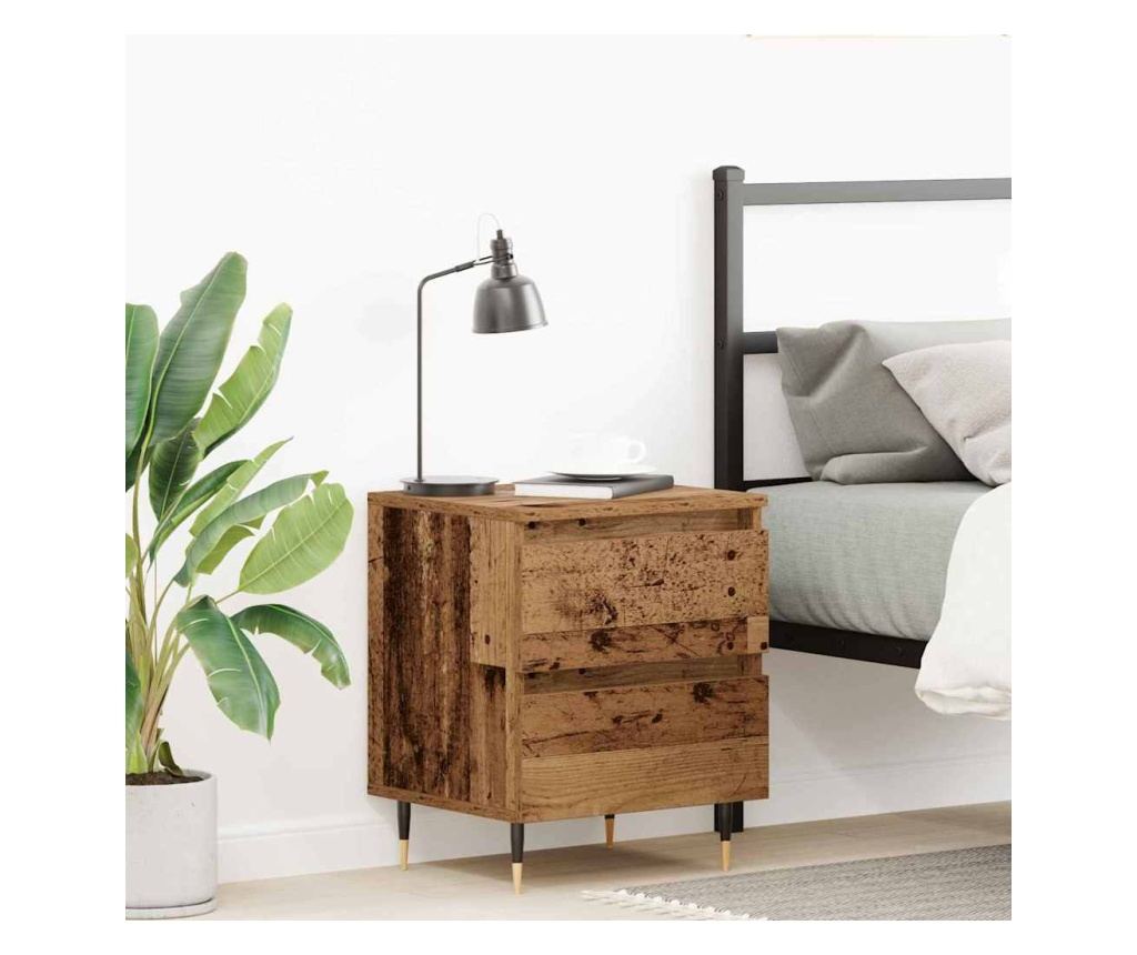 Noćni ormarić Old Wood 40 X 35 X 50 Cm Kompozitno drvo - 2