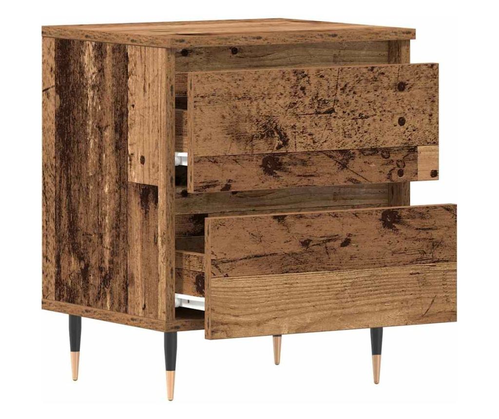 Noćni ormarić Old Wood 40 X 35 X 50 Cm Kompozitno drvo - 5