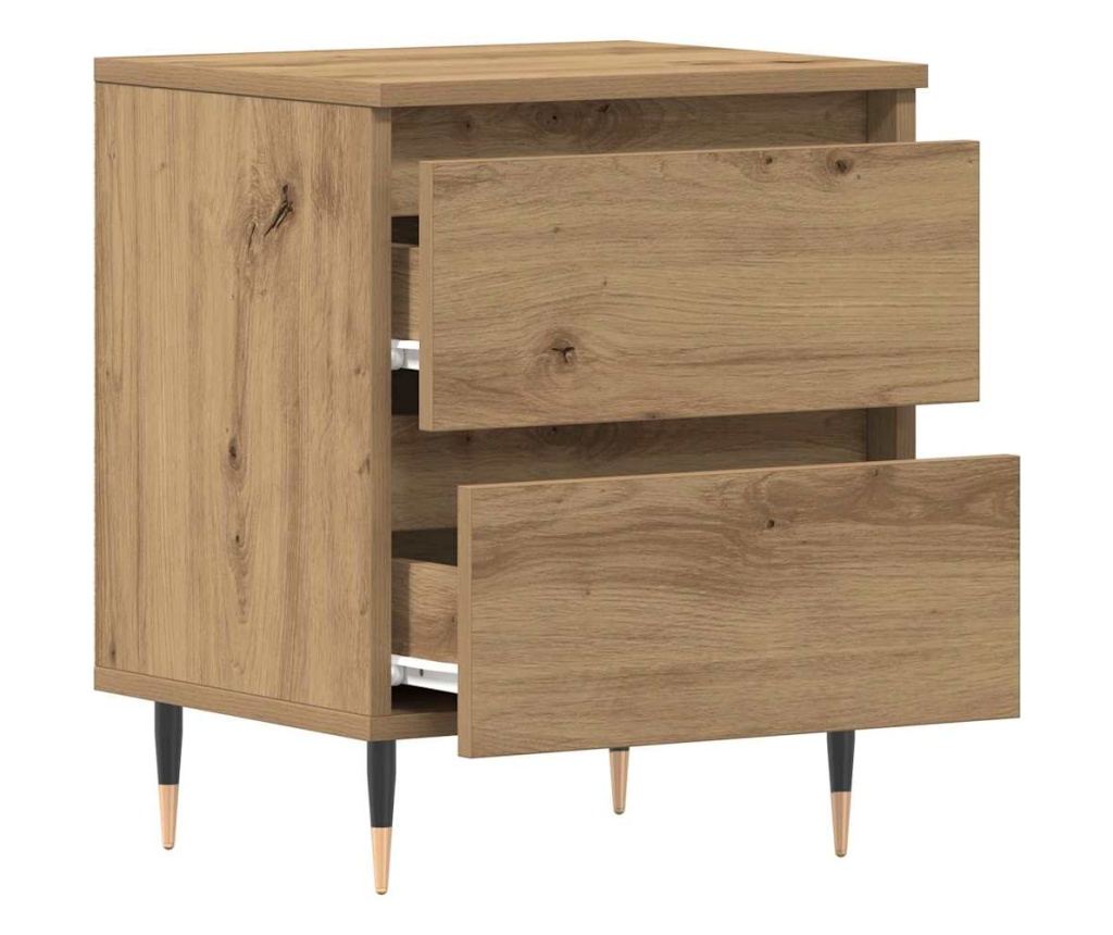 Artisan Oak noćni ormarić 40 X 35 X 50 cm kompozitno drvo - 5