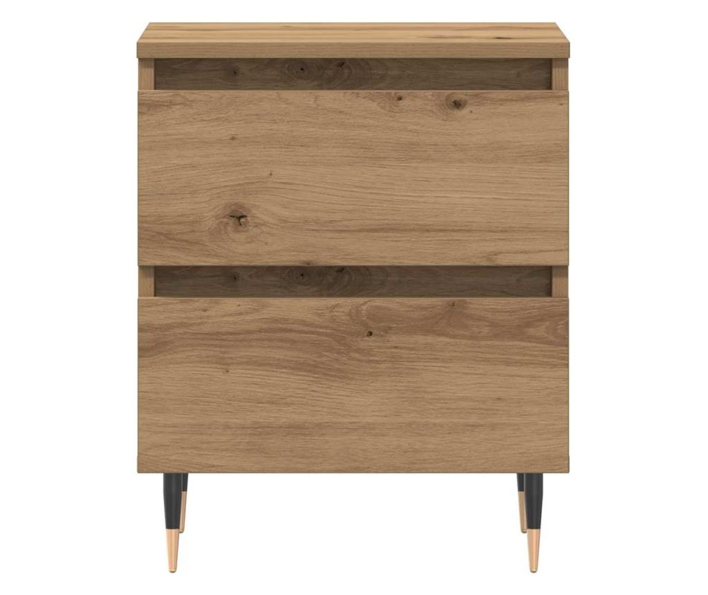 Artisan Oak noćni ormarić 40 X 35 X 50 cm kompozitno drvo - 6
