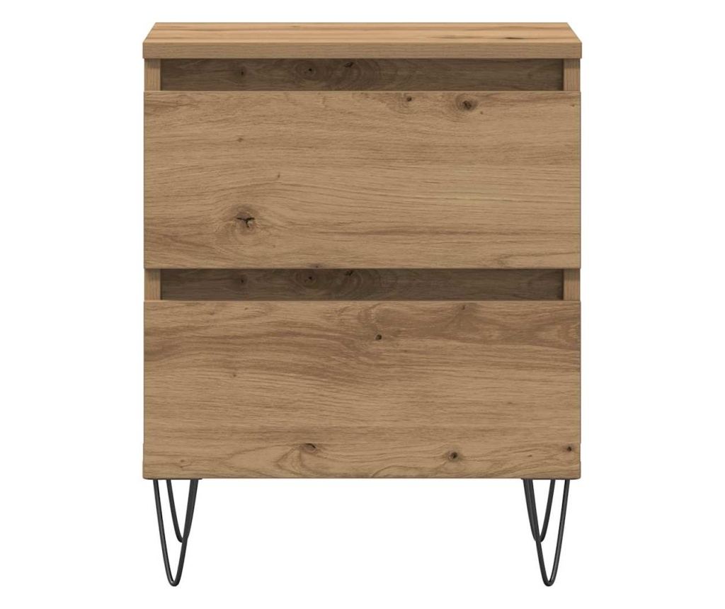 Artisan Oak noćni ormarić 40 X 35 X 50 cm kompozitno drvo - 6