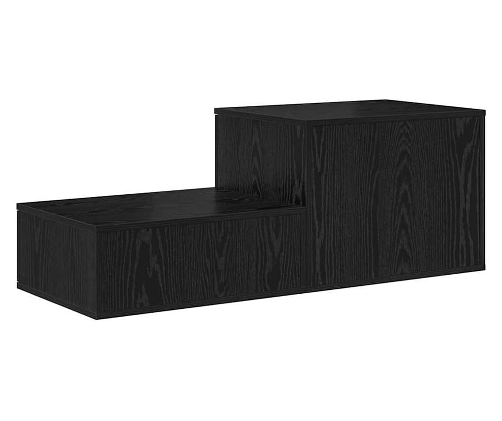 Crni hrast ormarić za pohranu 127 x 41 x 40 cm, kompozitno drvo - 9