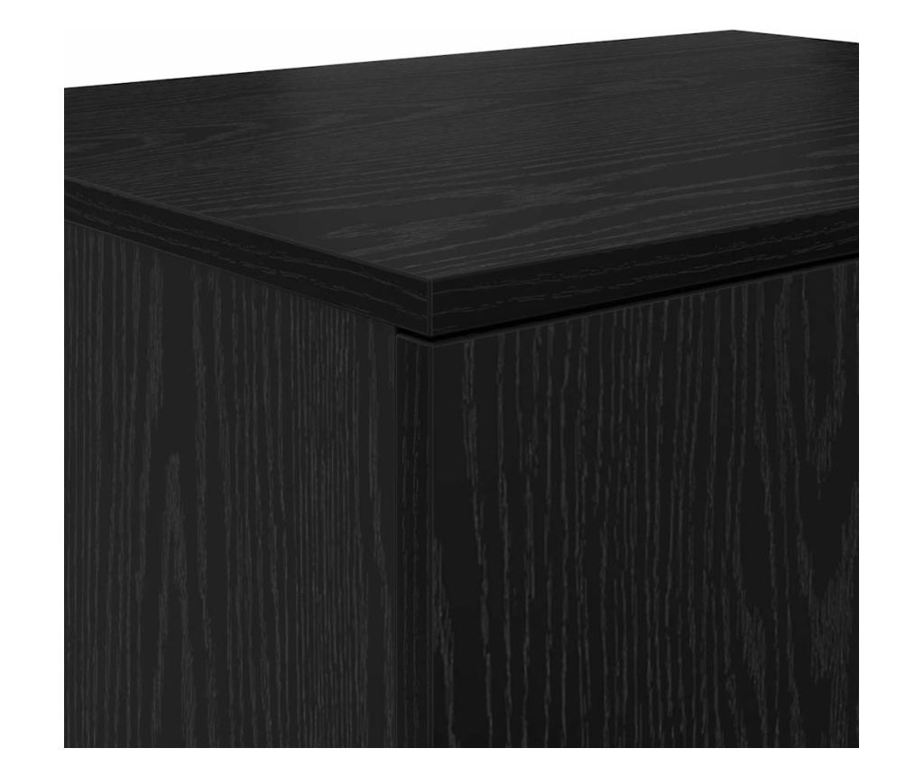 Crni hrast ormarić za pohranu 127 x 41 x 40 cm, kompozitno drvo - 10