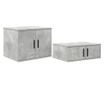 Ormarić za pohranu Concrete Gray 118 x 41 x 40 cm Kompozitno drvo thumbnail 1