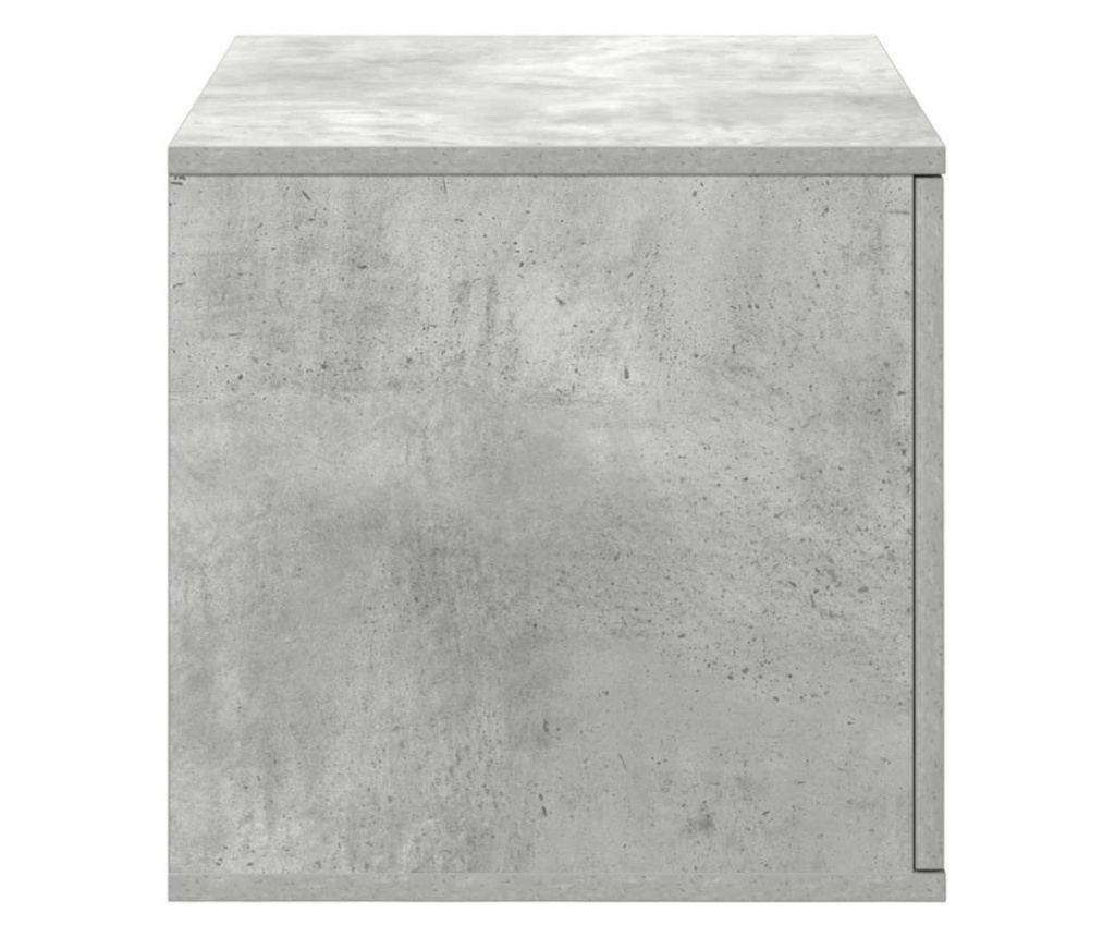 Ormarić za pohranu Concrete Gray 118 x 41 x 40 cm Kompozitno drvo - 8