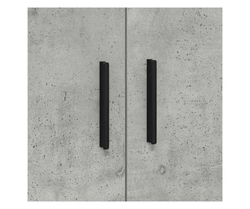 Ormarić za pohranu Concrete Gray 118 x 41 x 40 cm Kompozitno drvo - 11