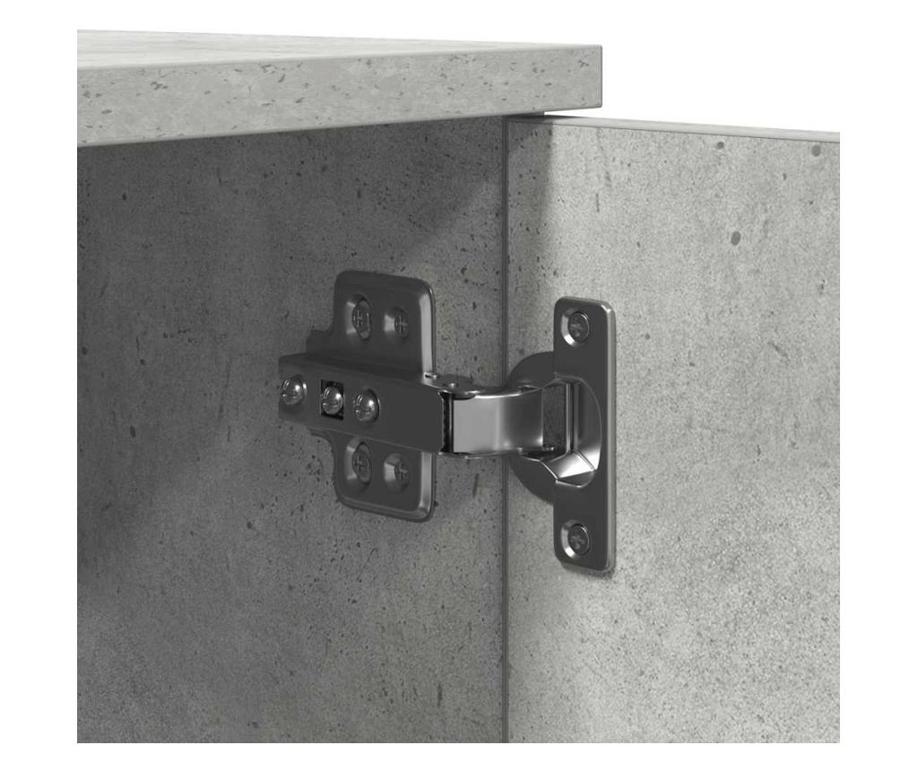 Ormarić za pohranu Concrete Gray 118 x 41 x 40 cm Kompozitno drvo - 12