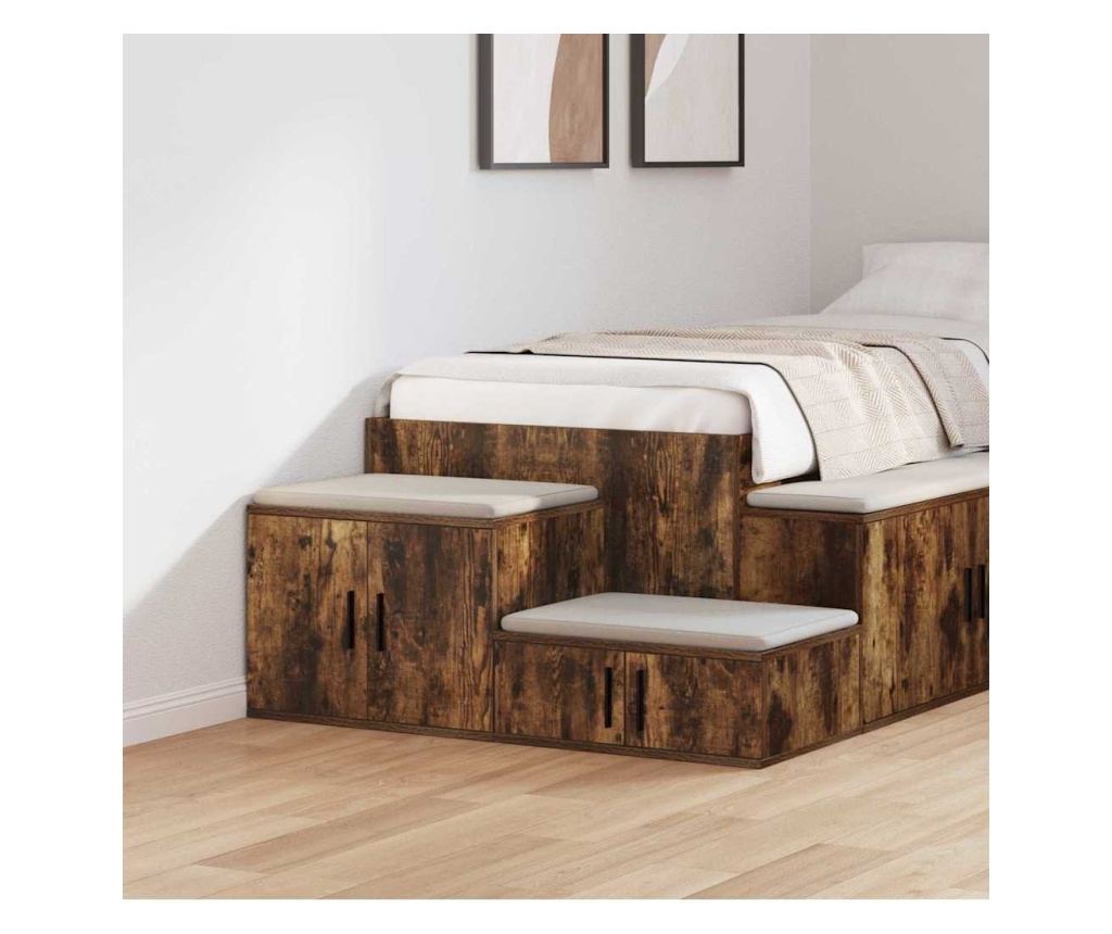 Ormarić za pohranu Smoked Oak, 118 x 41 x 40 cm - 2