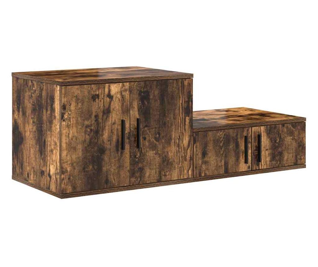 Ormarić za pohranu Smoked Oak, 118 x 41 x 40 cm - 5