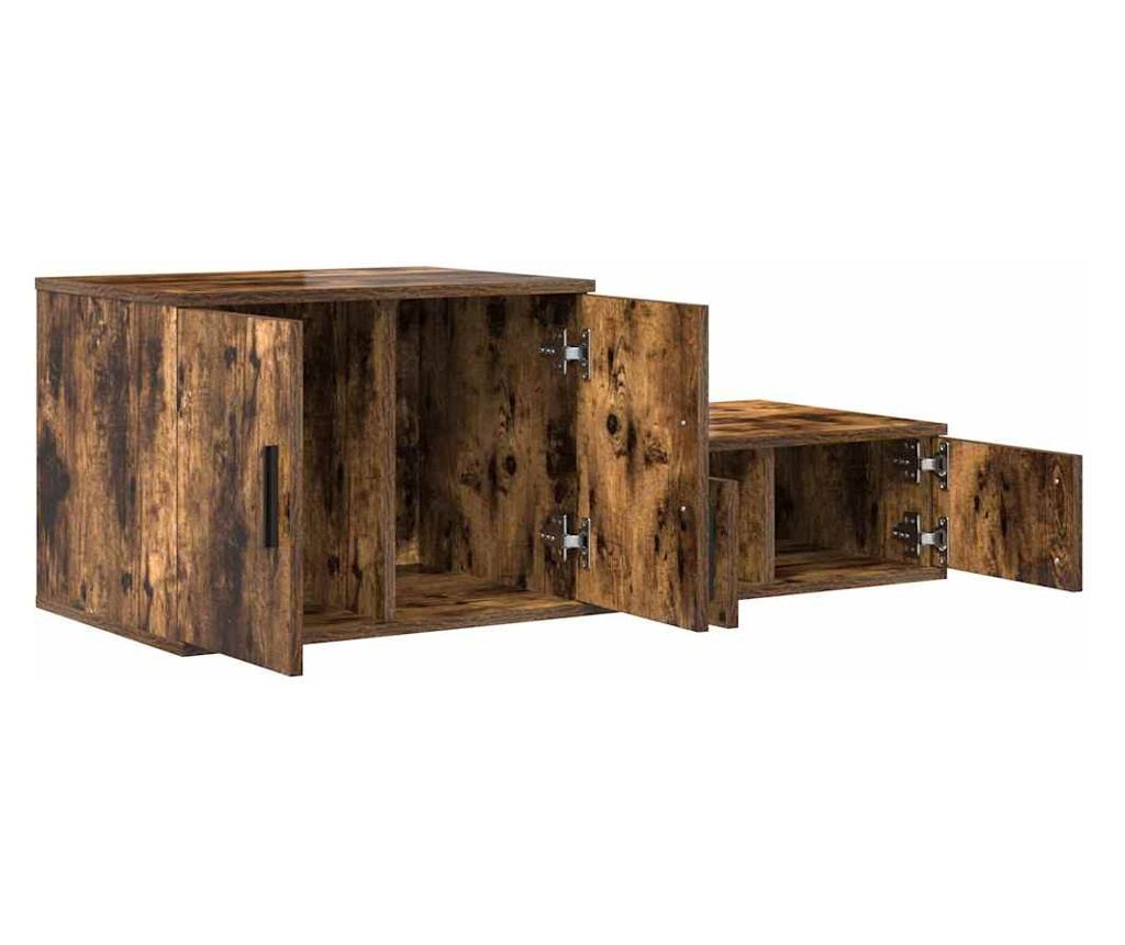 Ormarić za pohranu Smoked Oak, 118 x 41 x 40 cm - 6