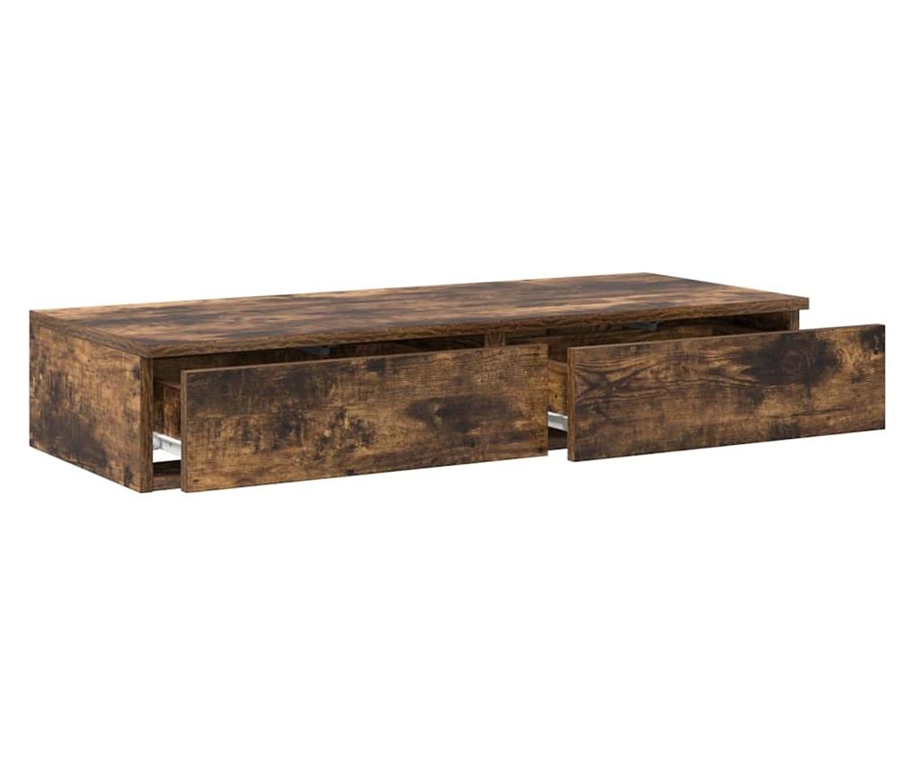 Noćni ormarić s ladicom Smoked Oak 75 X 36.5 X 16.5 Cm - 5