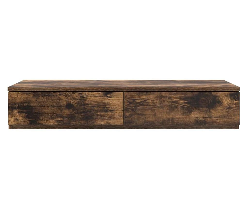 Noćni ormarić s ladicom Smoked Oak 75 X 36.5 X 16.5 Cm - 6