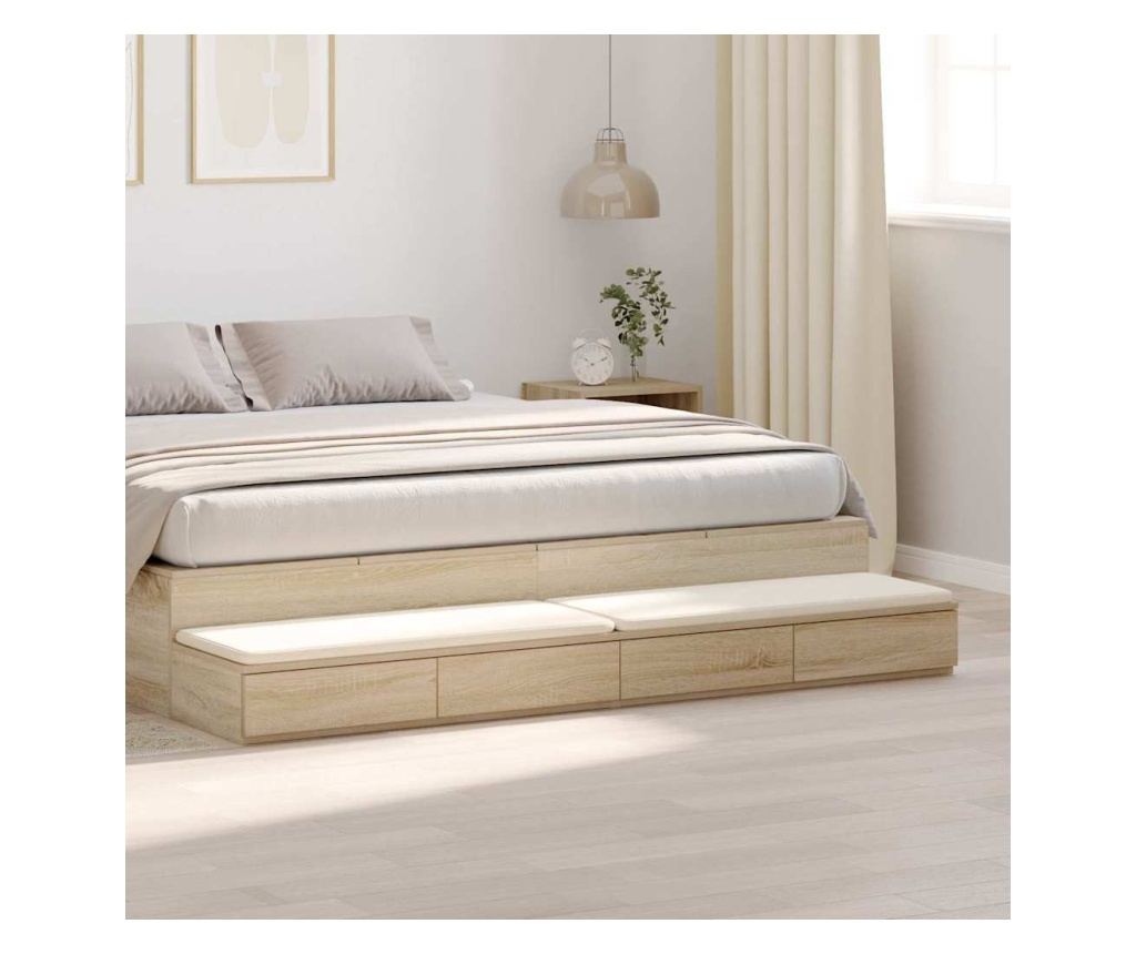 Ladica za krevet Sonoma Oak 180 x 36.5 x 16.5 cm - 2