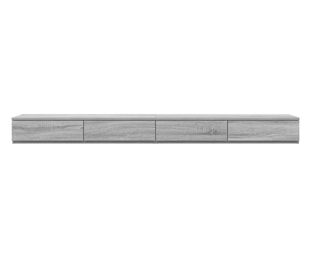 Ladica za krevet Sonoma siva 200 x 36,5 x 16,5 cm - 9