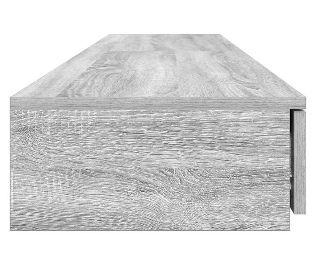 Ladica za krevet Sonoma siva 200 x 36,5 x 16,5 cm - 11