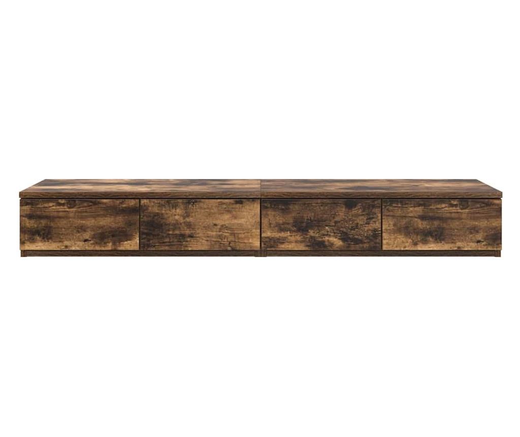 Noćni ormarić s ladicom Smoked Oak 120 X 36.5 X 16.5 cm - 11