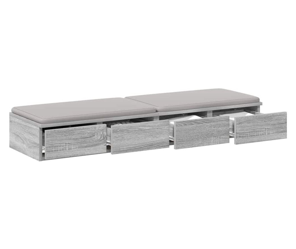 Ladica za krevet Sonoma Grey 120 x 36,5 x 16,5 cm - 3