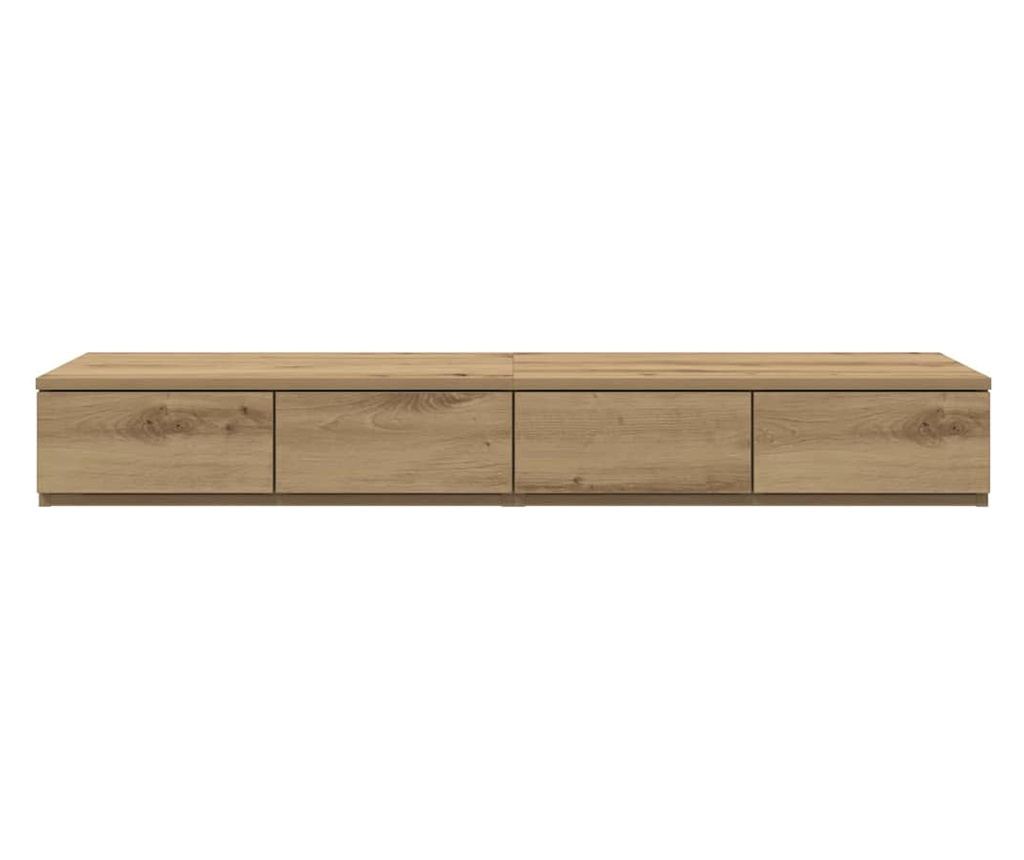 Noćni ormarić s ladicama, Artisan Oak, 120 x 36.5 x 16.5 cm - 6