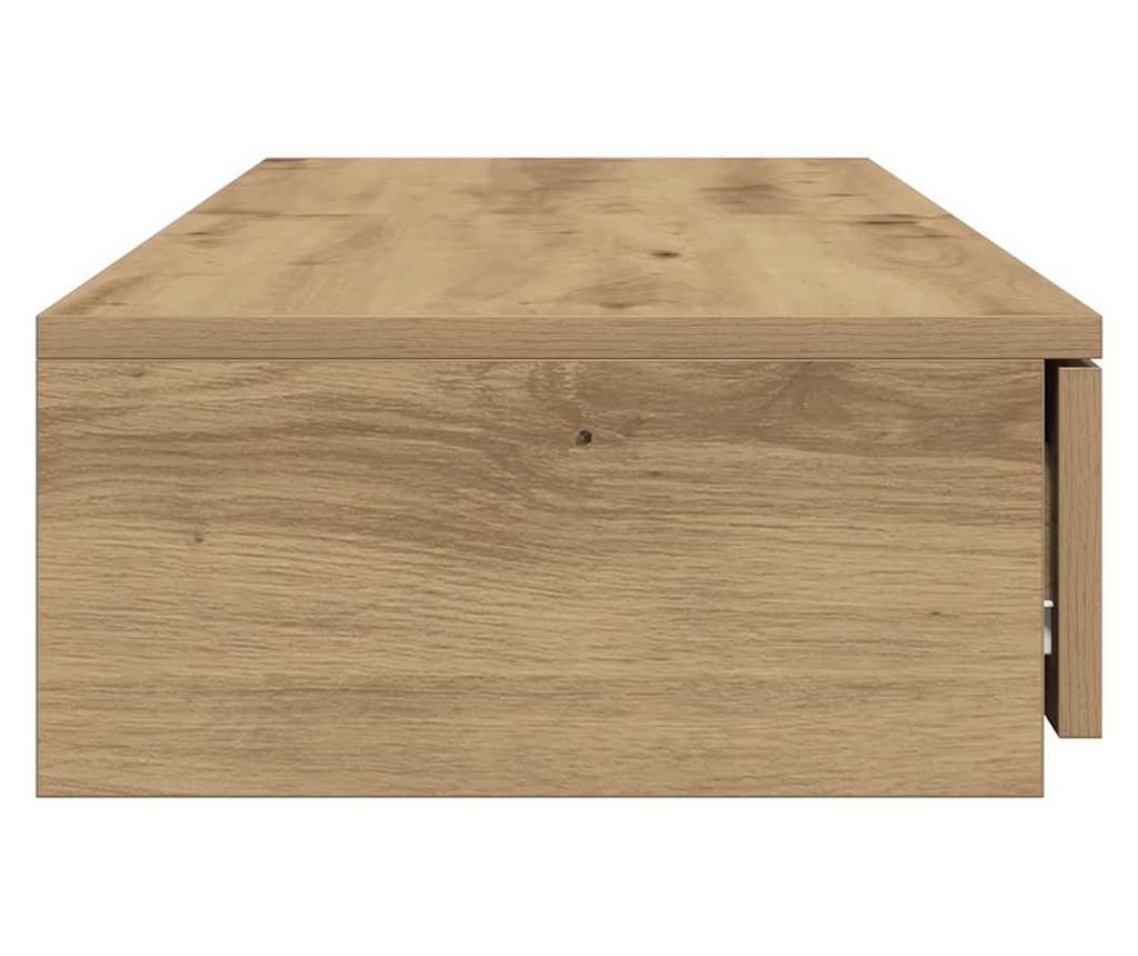 Noćni ormarić s ladicama, Artisan Oak, 120 x 36.5 x 16.5 cm - 7