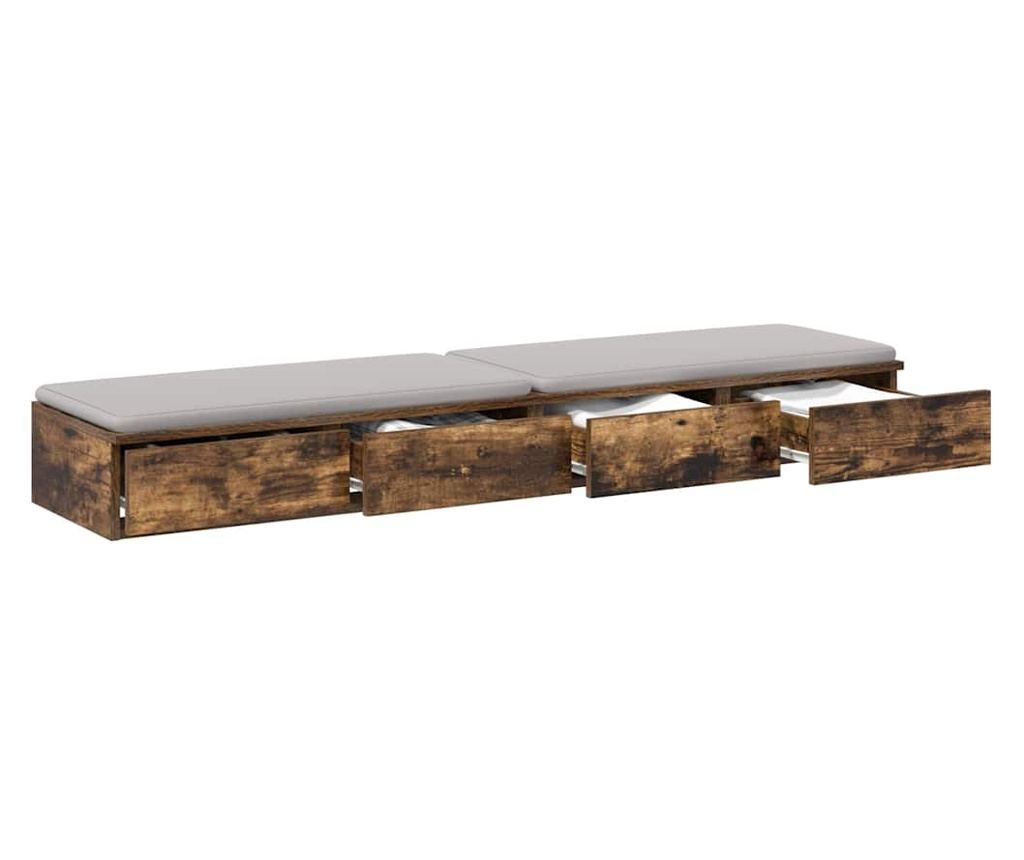 Ladica za krevet Smoked Oak 135 X 36.5 X 16.5 cm - 3