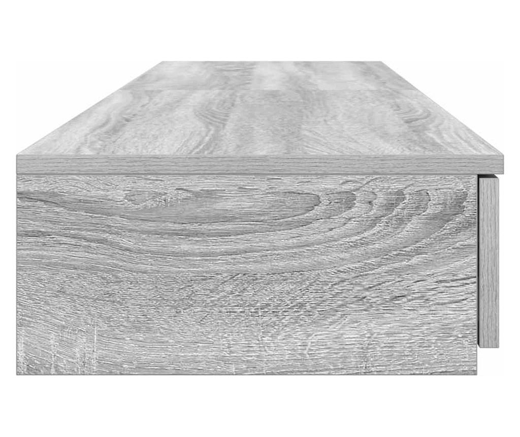 Ladica za krevet Sonoma siva 140 x 36,5 x 16,5 cm - 7