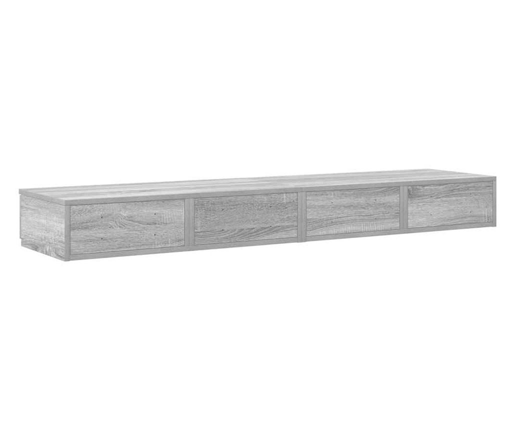 Ladica za krevet Sonoma siva 140 x 36,5 x 16,5 cm - 8
