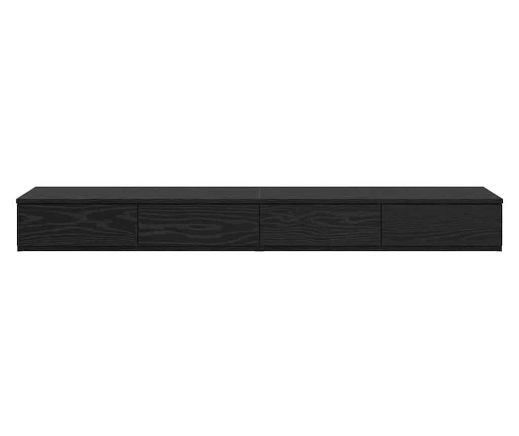 Ladica za krevet Crni hrast 135 x 36.5 x 16.5 cm - 6