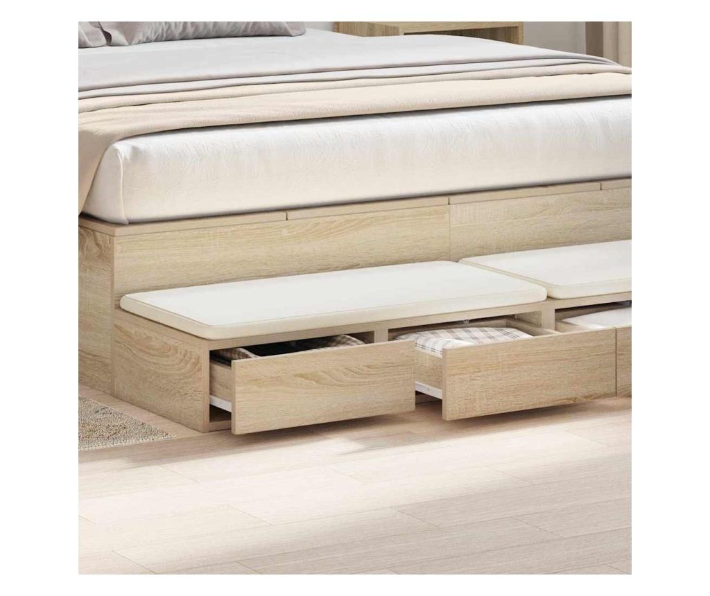 Ladica za krevet Sonoma Oak 135 x 36.5 x 16.5 cm - 4