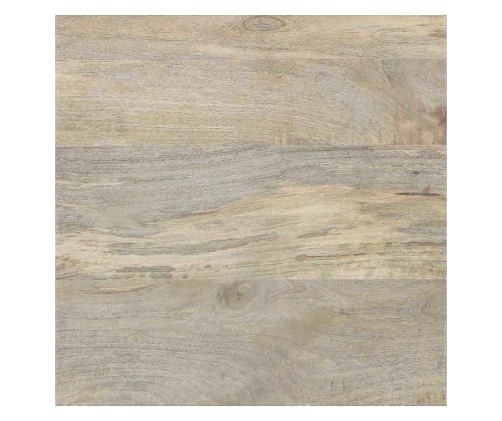 Crno-bijeli noćni ormarić s ladicom (40 x 33 x 46 cm) - 10