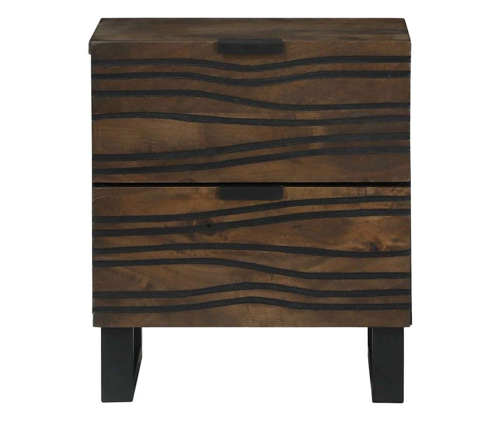 Noćni ormarić s ladicom 2 kom Kesten 40 x 33 x 46 cm - 9