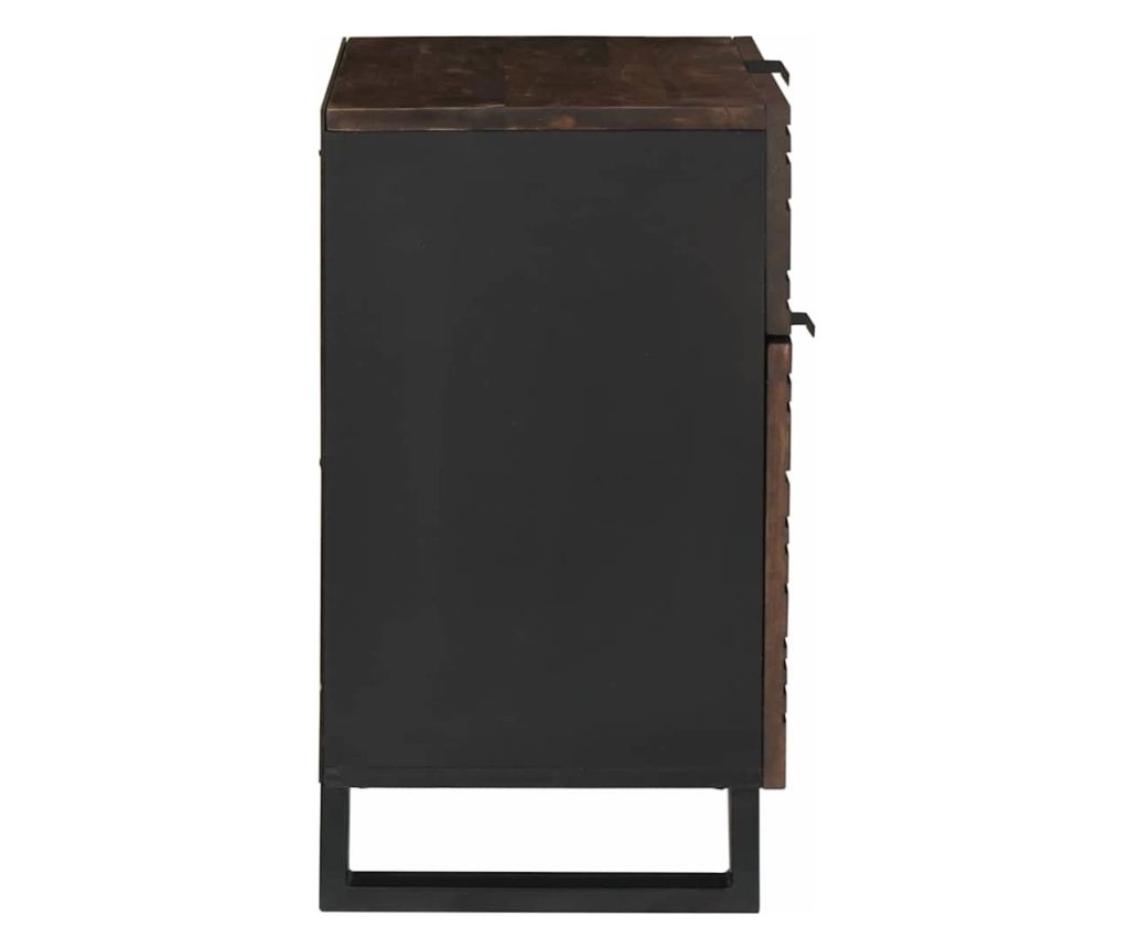 Noćni ormarić Chestnut 50 X 33 X 60 Cm od punog drveta manga - 4