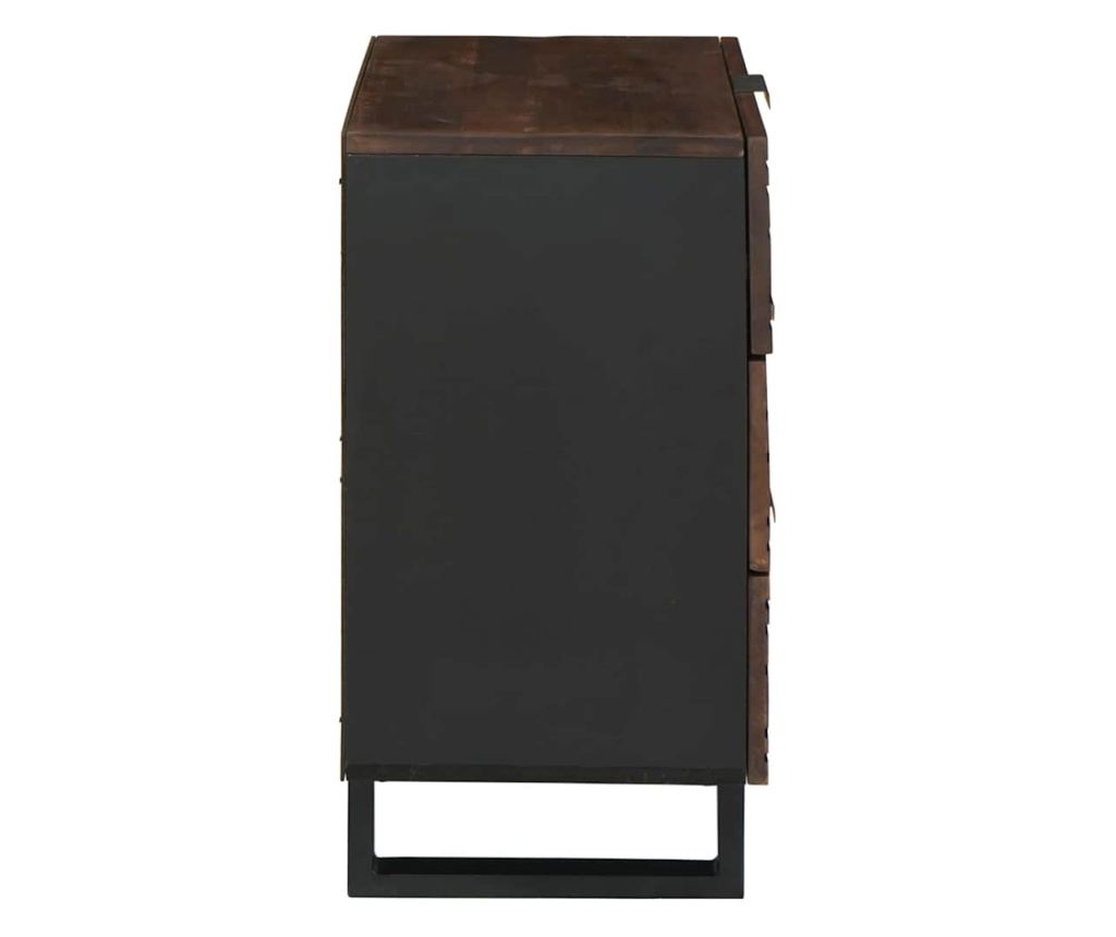 Noćni ormarić Chestnut 50 X 33 X 60 Cm od punog drveta manga - 4