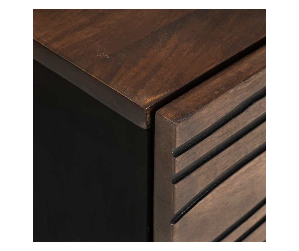 Noćni ormarić Chestnut 50 X 33 X 60 Cm od punog drveta manga - 6