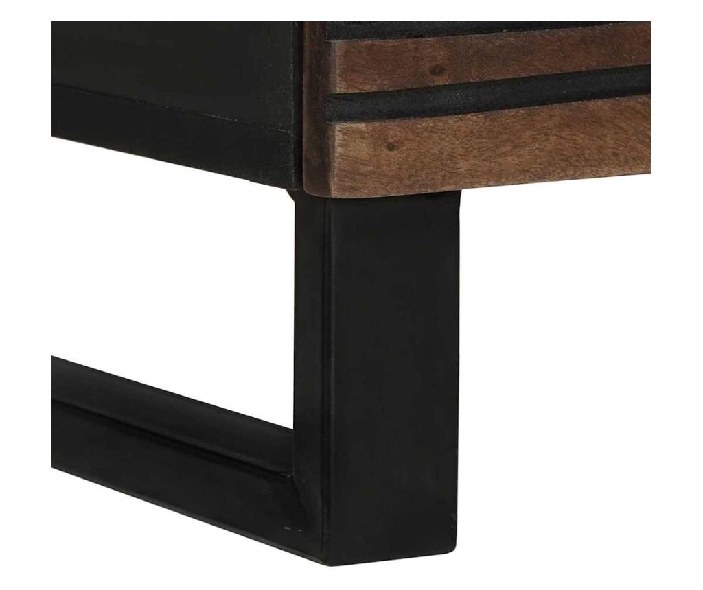 Noćni ormarić Chestnut 50 X 33 X 60 Cm od punog drveta manga - 8