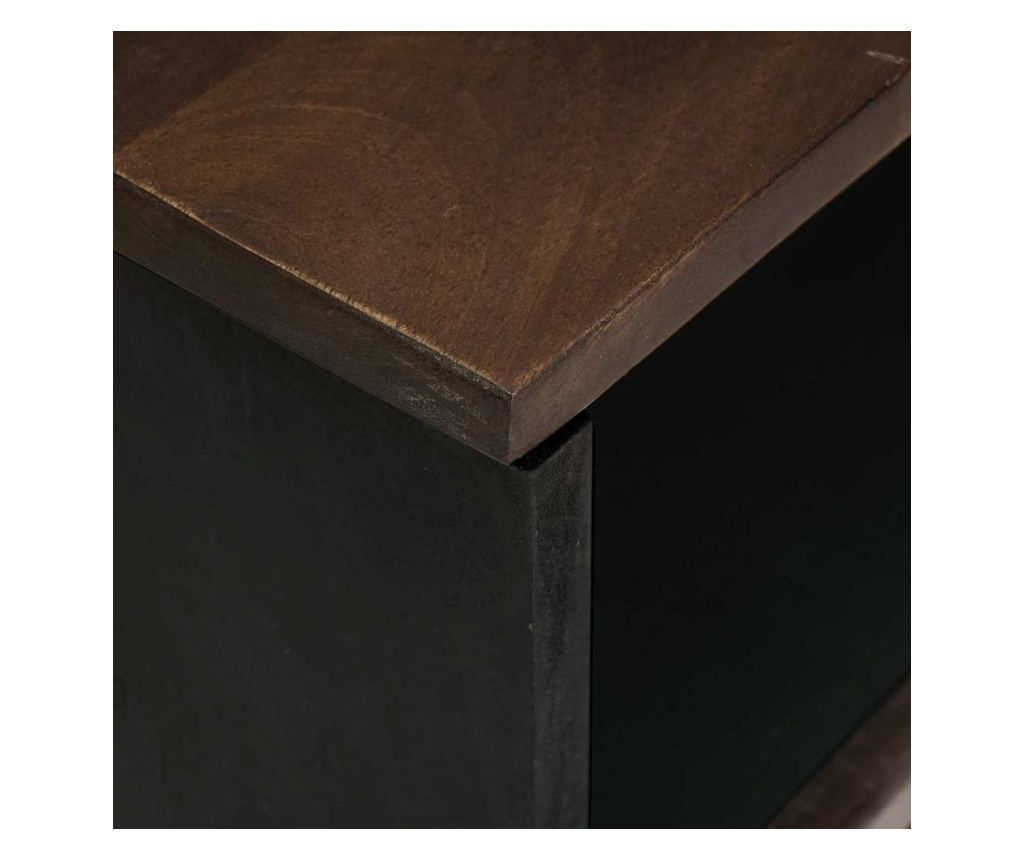 Noćni ormarić Chestnut 50 x 33 x 60 cm od punog drva manga - 7