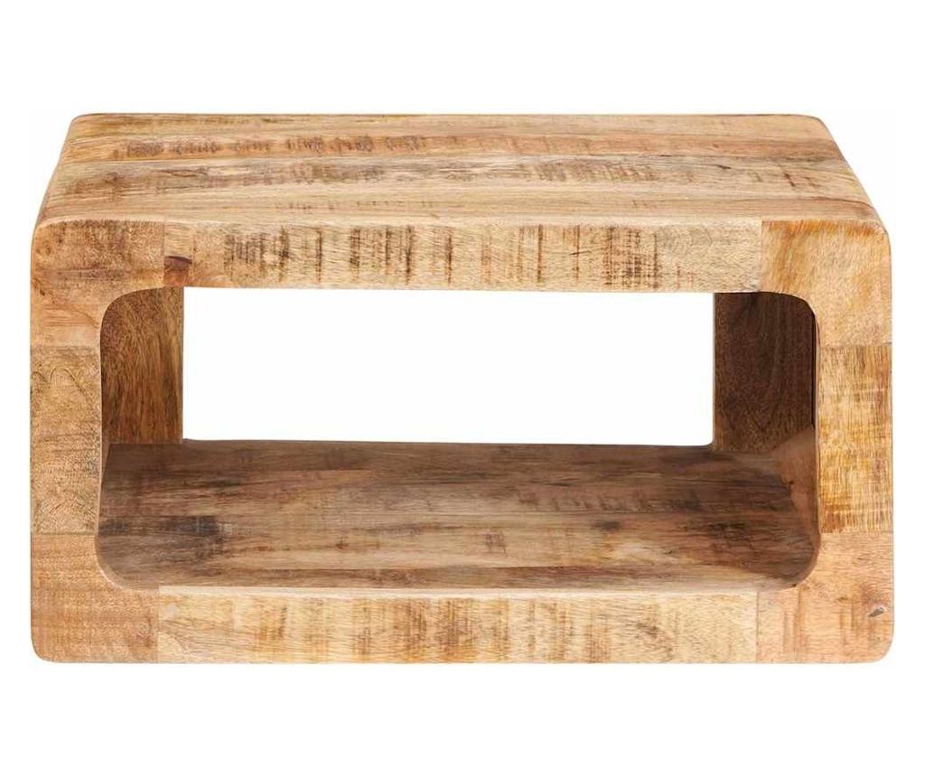 Noćni ormarić 45 x 30 x 24 cm od punog drveta manga - 5