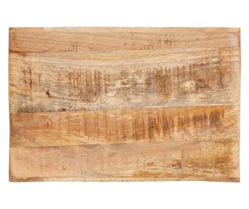 Noćni ormarić 45 x 30 x 24 cm od punog drveta manga - 8