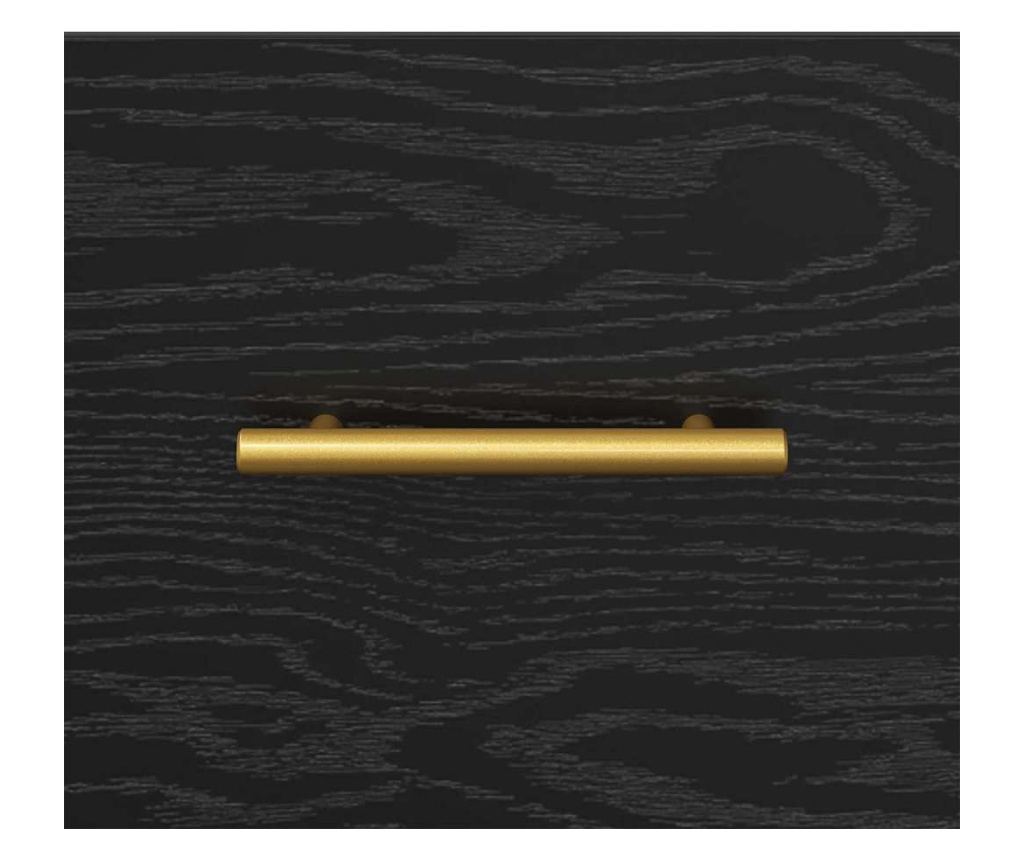 Нощен шкаф Черния дъб 40 x 40 x 66 см Инженерно дърво - 9