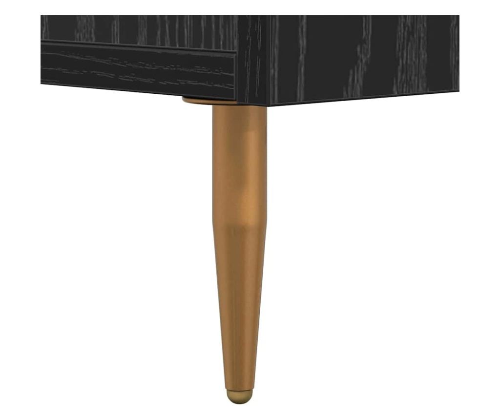 Нощен шкаф Черния дъб 40 x 40 x 66 см Инженерно дърво - 10