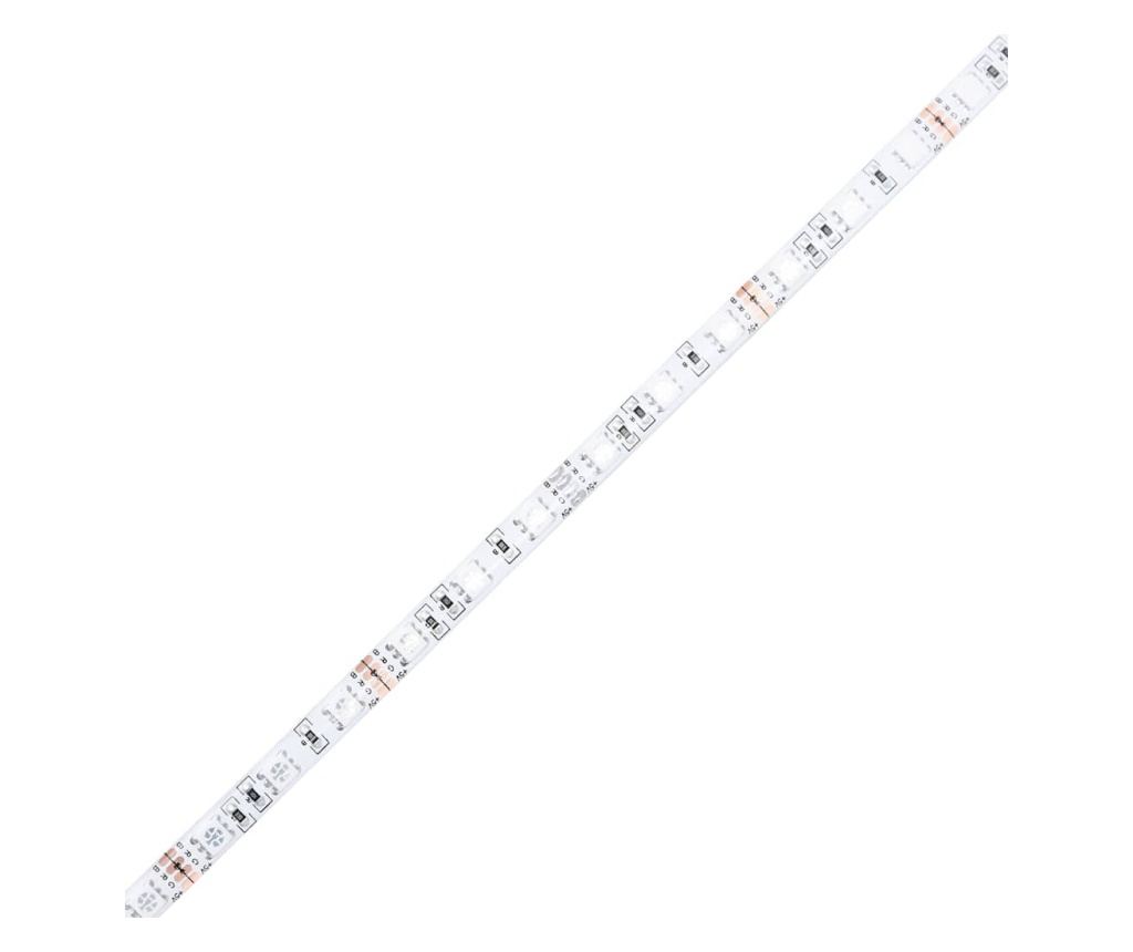 Psací stůl s LED betonově šedý 200x55x91 cm kompozitní dřevo - 9